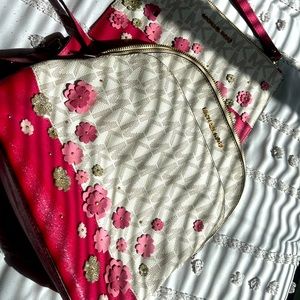 Michael kors backpack and wristlet